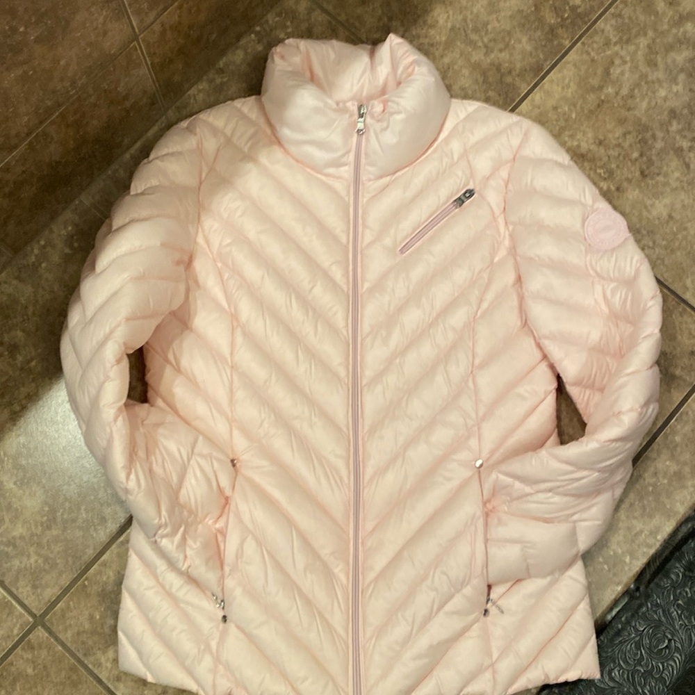Lauren women’s pink jacket for winter days. Size small